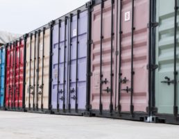 logistic-center-with-colorful-storage-container